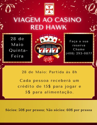red hawk casino trip on may 28