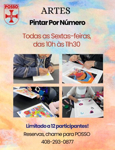 paint by numbers on fridays from 10:00 a.m. to 11:30 a.m.