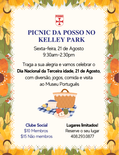 senior picnic at kelley park on friday august 21 from 9:30 am to 2:30 pm